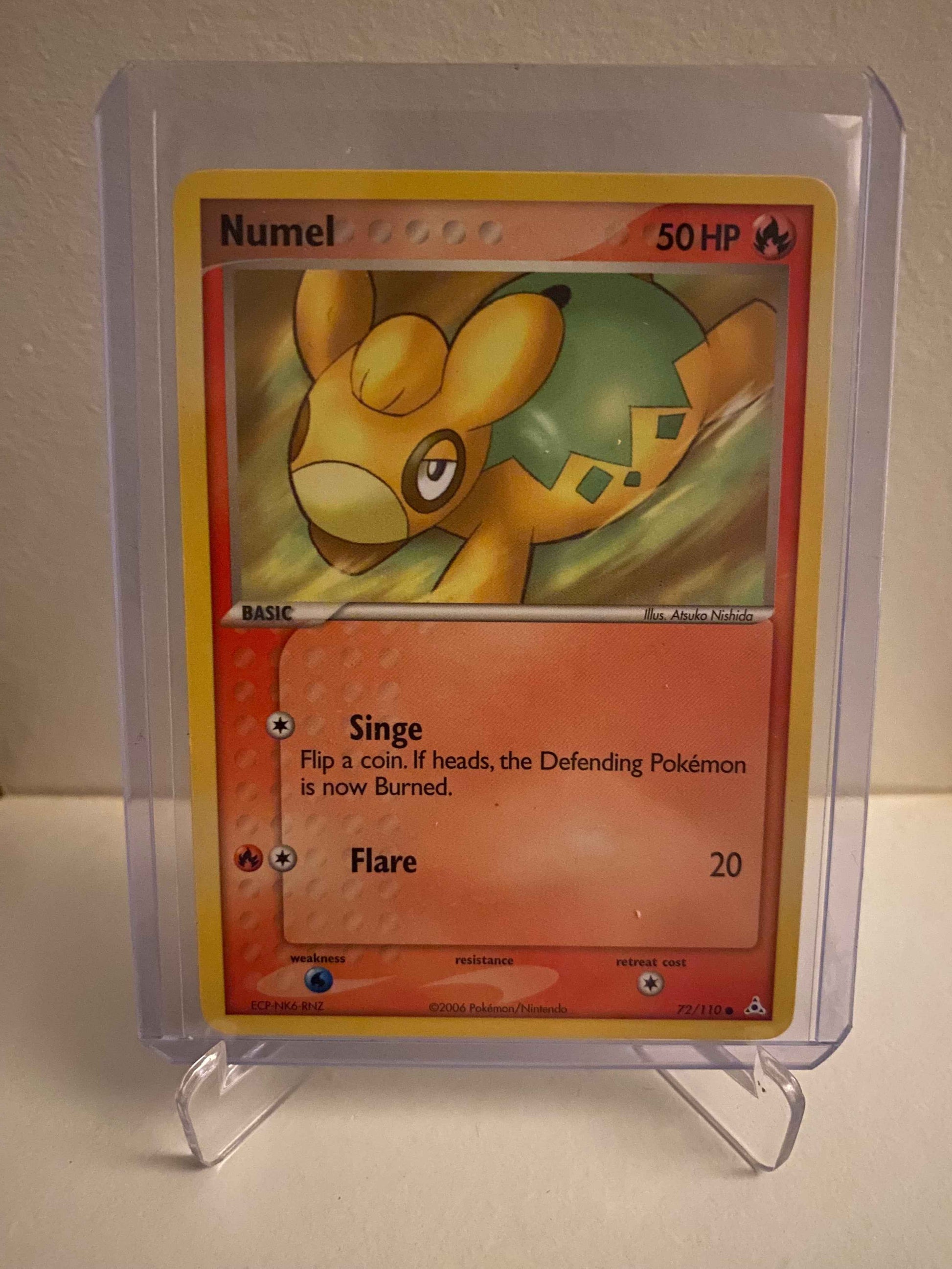 Pokemon kort EX Holon Phantoms - Numel (72/110) - Pokedexet