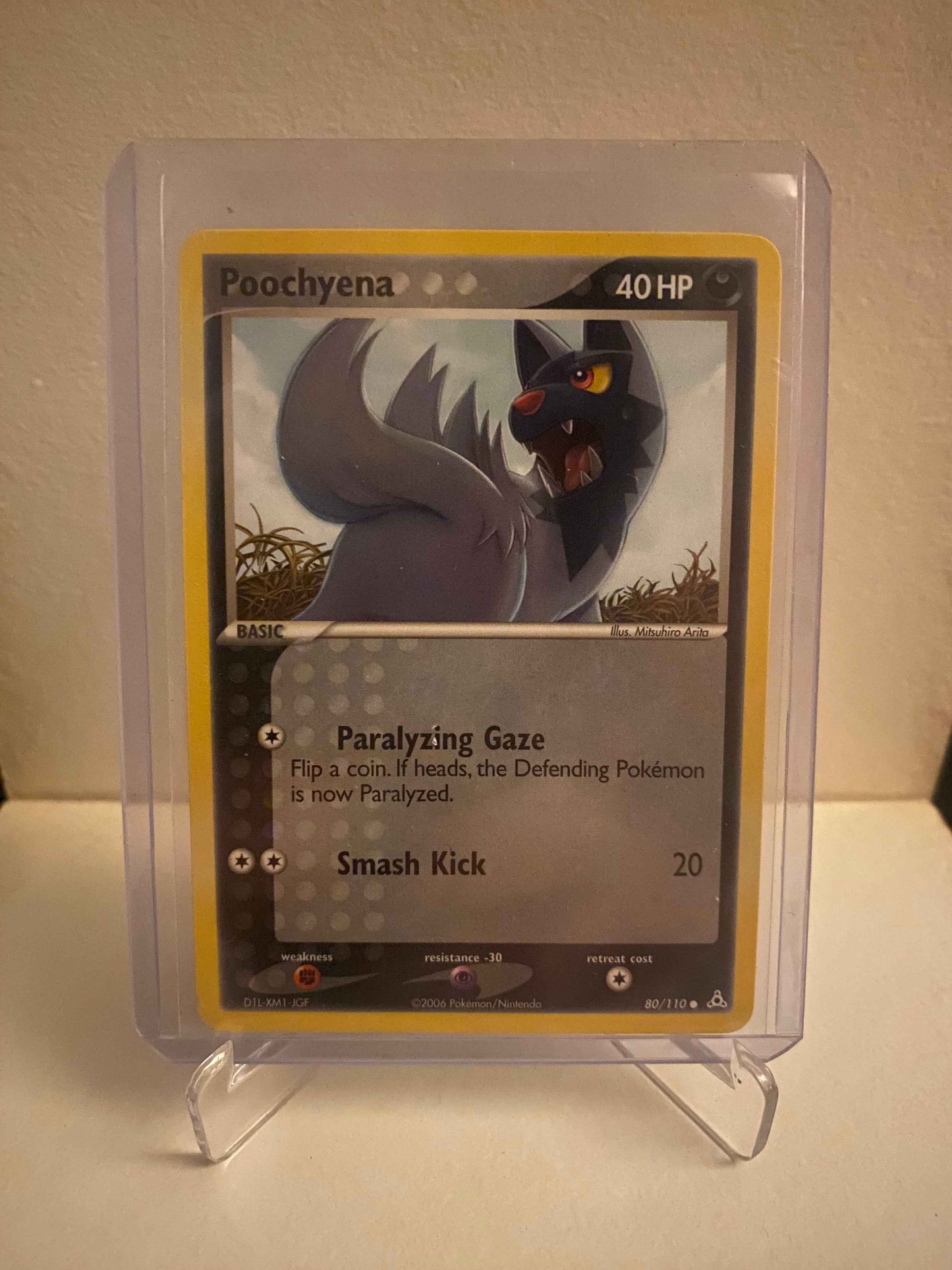 Pokemon kort EX Holon Phantoms - Poochyena (80/110) - Pokedexet