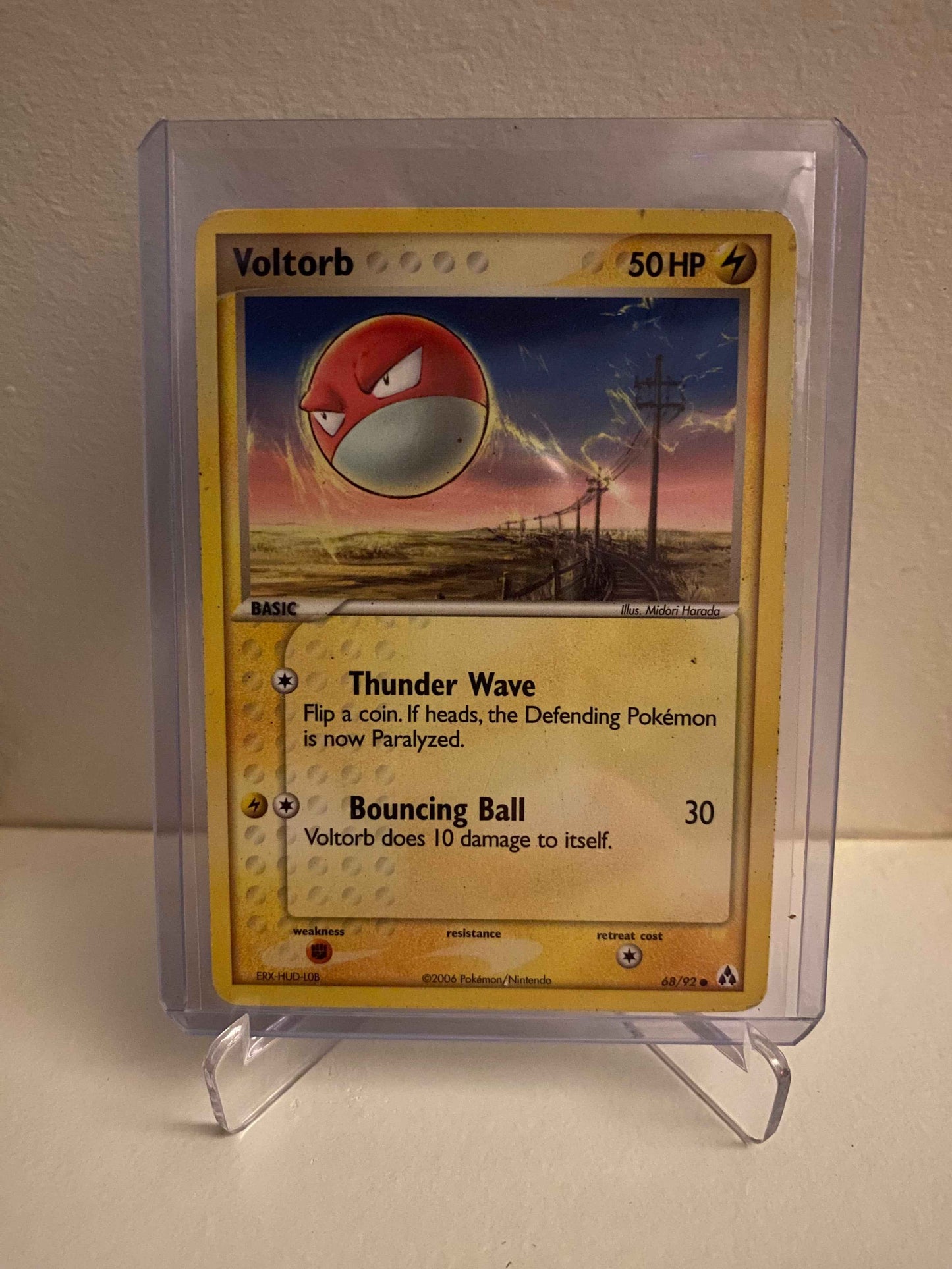 Pokemon kort EX Legend Maker - Voltorb (68/92) - Pokedexet