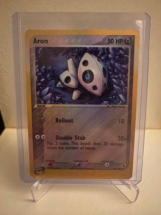 Pokemon EX Ruby & Sapphire Aron Reverse Holofoil (25/109)