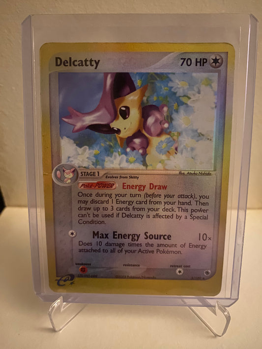 Pokemon EX Ruby & Sapphire Delcatty Reverse Holofoil (5/109)
