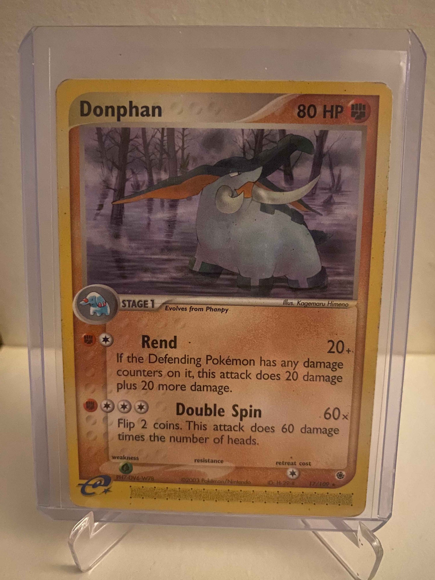 Pokemon kort EX Ruby & Sapphire - Donphan (17/109) - Pokedexet