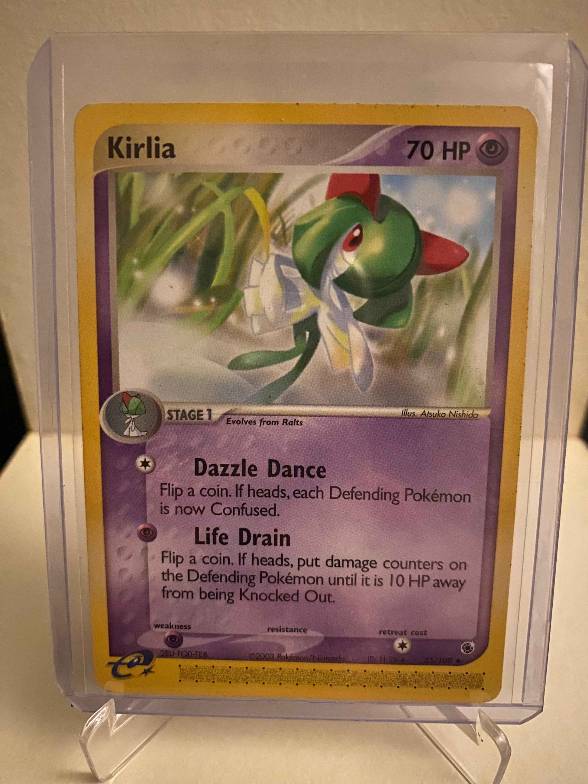 Pokemon kort EX Ruby & Sapphire - Kirlia (35/109) - Pokedexet