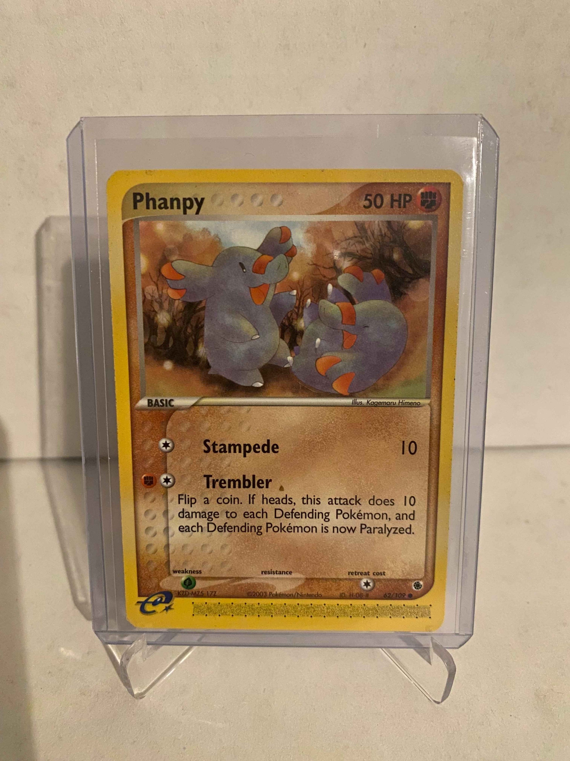 Pokemon kort EX Ruby & Sapphire - Phanpy (62/109) - Pokedexet
