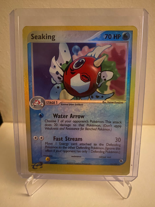 Pokemon EX Ruby & Sapphire Seaking Reverse Holofoil (21/109)