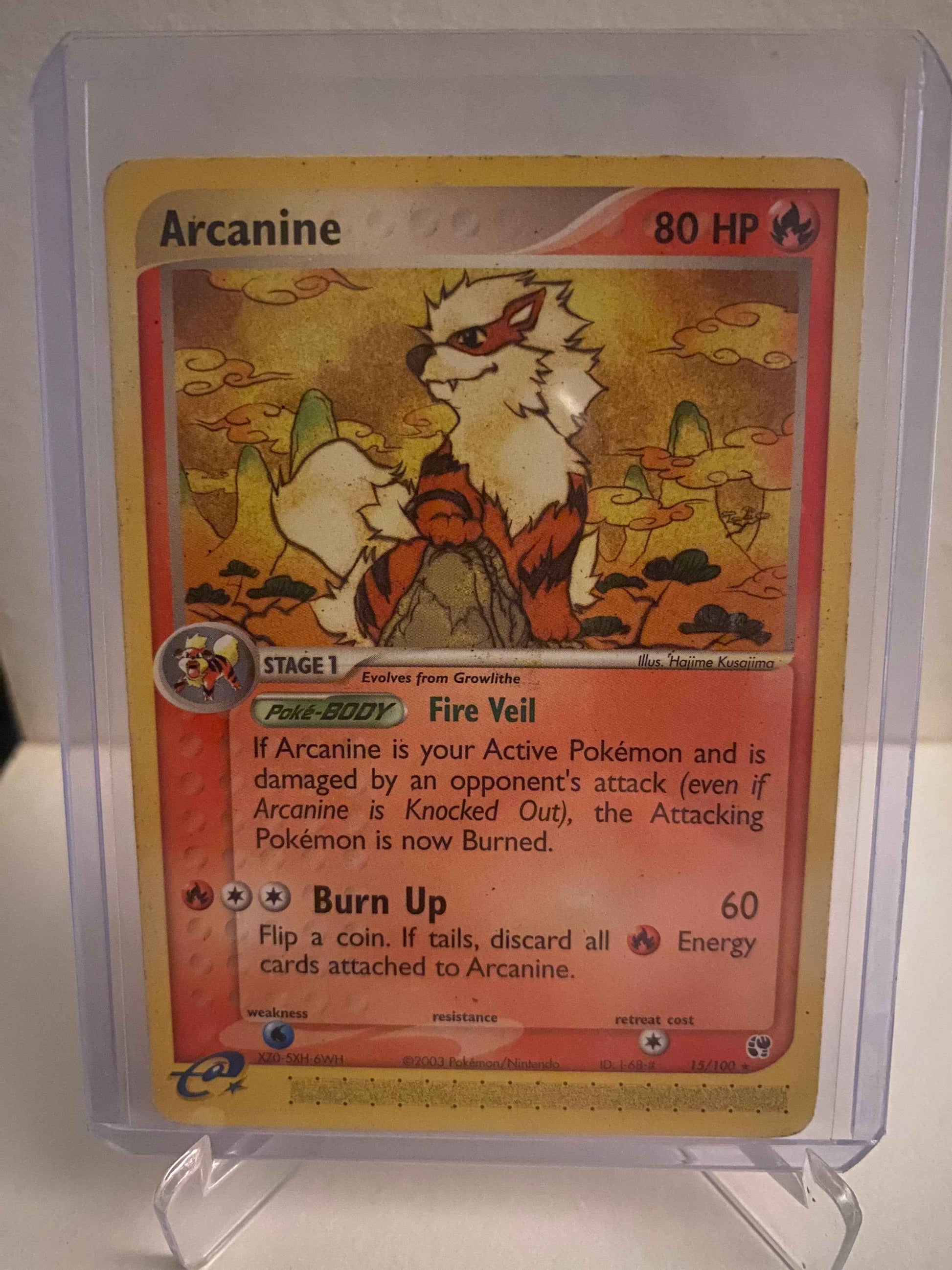 Pokemon EX Sandstorm - Arcanine (15/100)