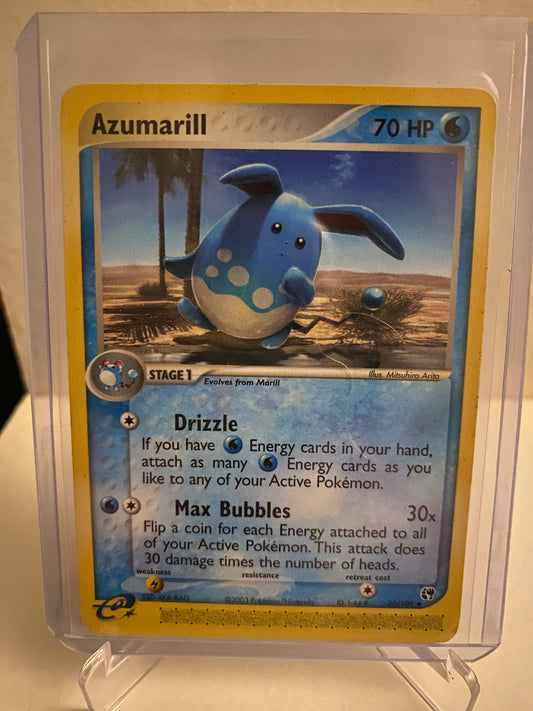 Pokemon EX Sandstorm Azumarill (30/100)