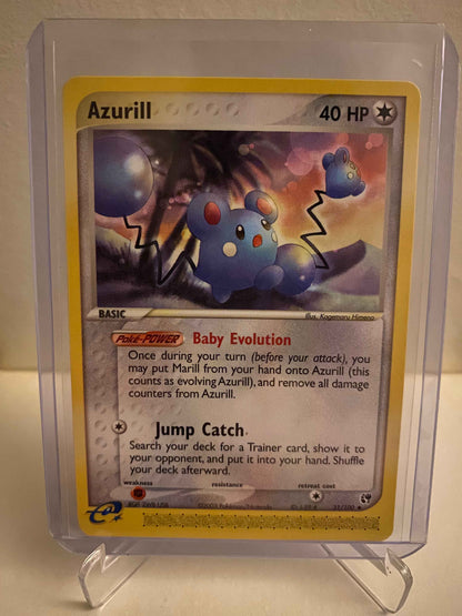 Pokemon kort EX Sandstorm - Azurill (31/100) - Pokedexet
