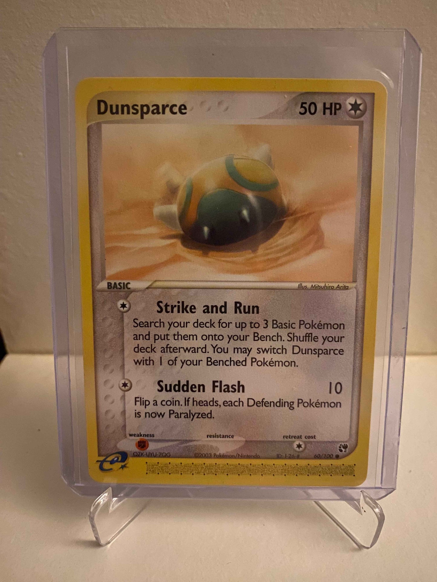 Pokemon kort EX Sandstorm - Dunsparce (60/100) - Pokedexet