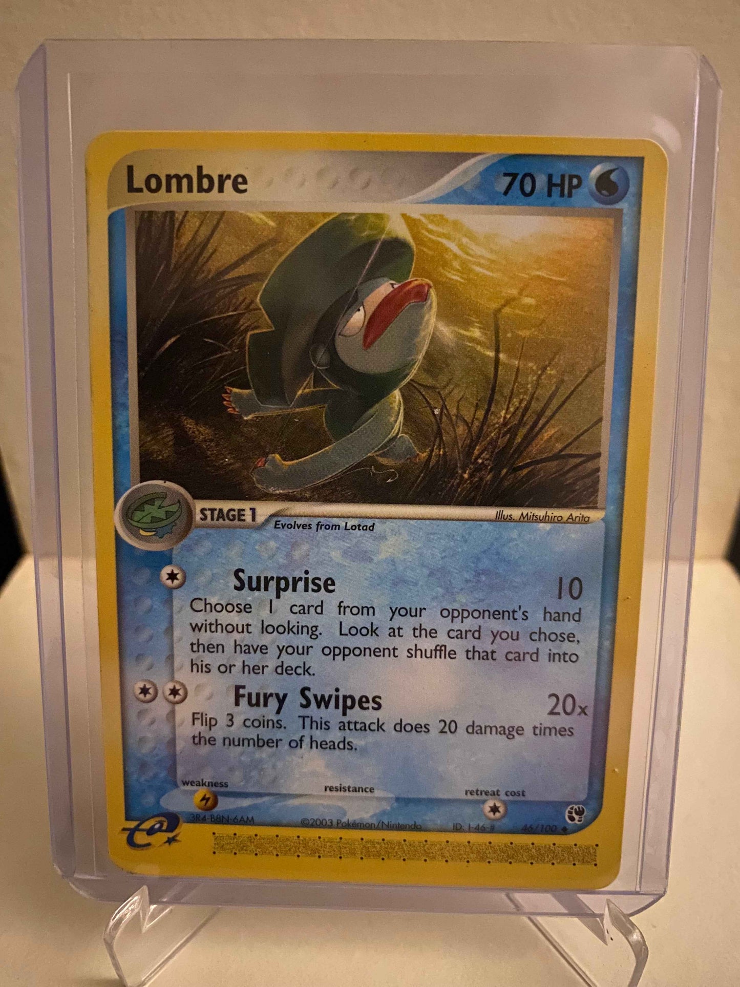 Pokemon EX Sandstorm - Lombre (46/100)