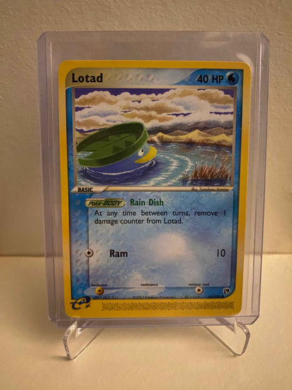 Pokemon kort EX Sandstorm - Lotad (66/100) - Pokedexet