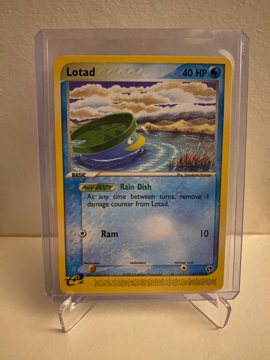 Pokemon kort EX Sandstorm - Lotad (66/100) - Pokedexet