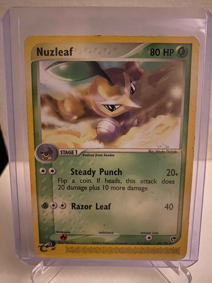 Pokemon kort EX Sandstorm - Nuzleaf (48/100) - Pokedexet