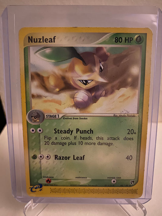 Pokemon EX Sandstorm Nuzleaf (48/100)
