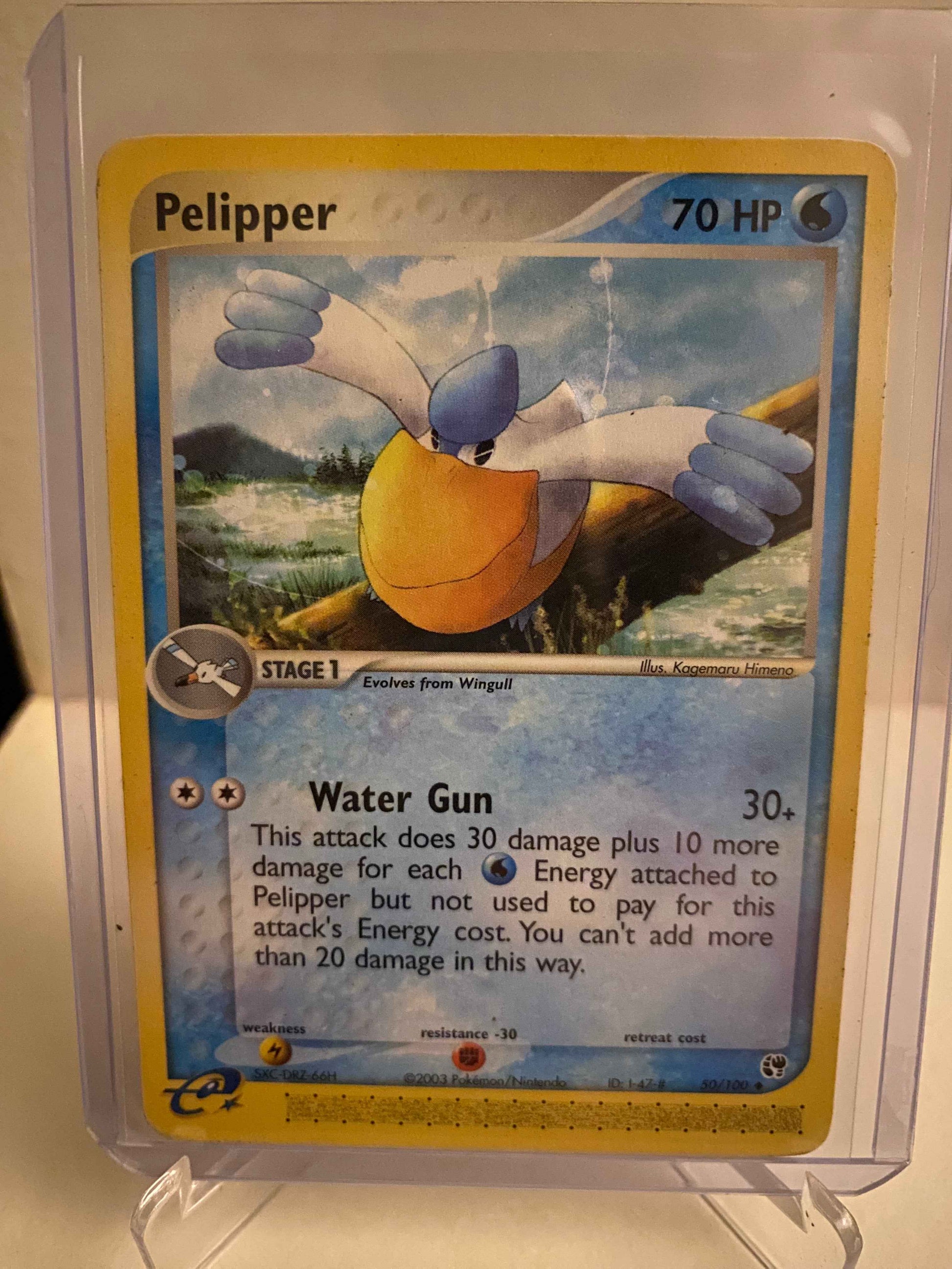 Pokemon kort EX Sandstorm - Pelipper (50/100) - Pokedexet