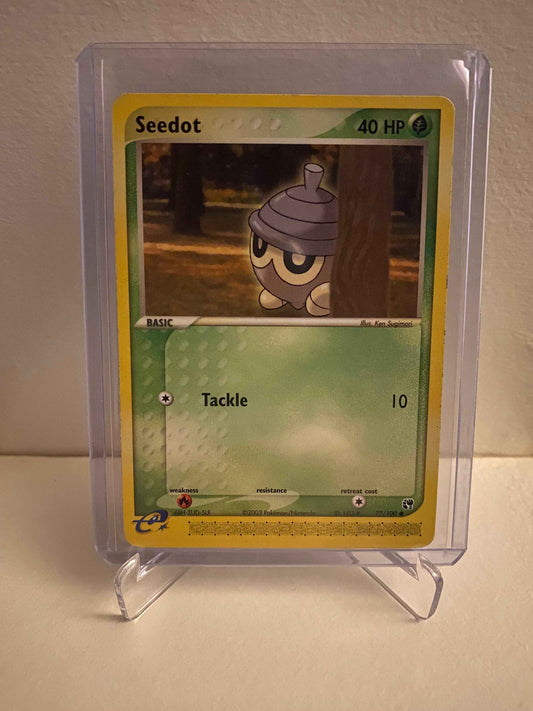 Pokemon kort EX Sandstorm - Seedot (77/100) - Pokedexet