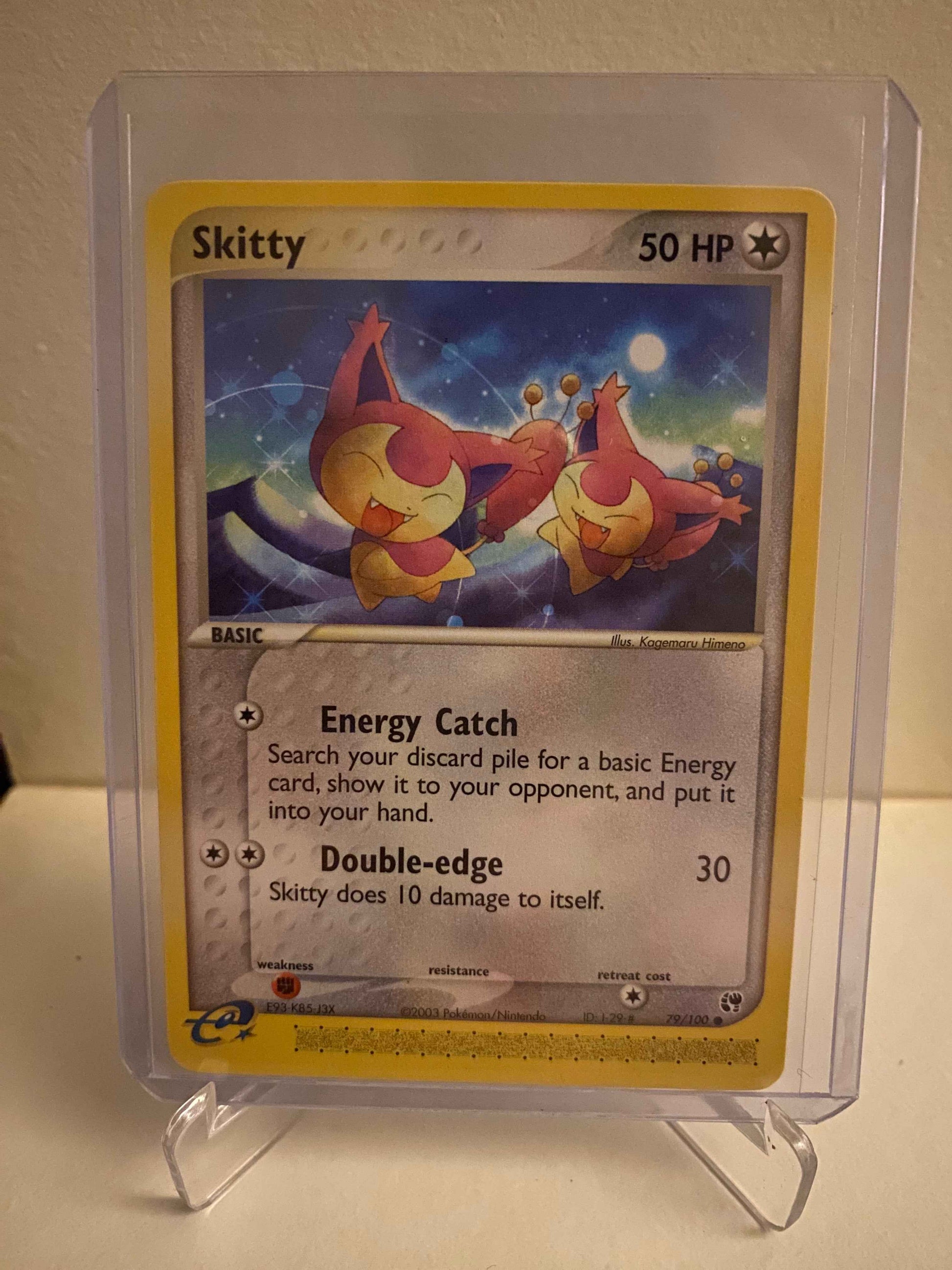Pokemon kort EX Sandstorm - Skitty (79/100) - Pokedexet