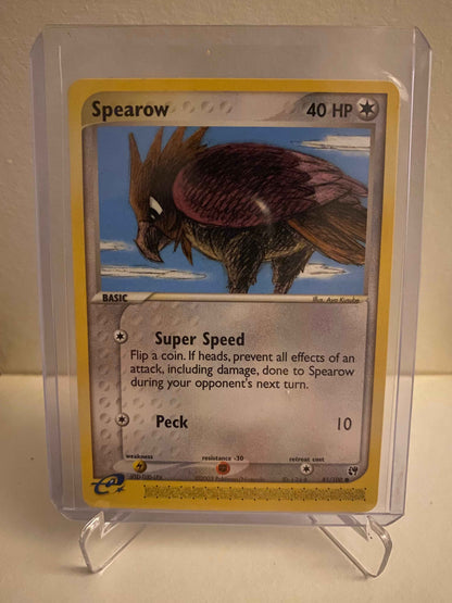 Pokemon kort EX Sandstorm - Spearow (81/100) - Pokedexet