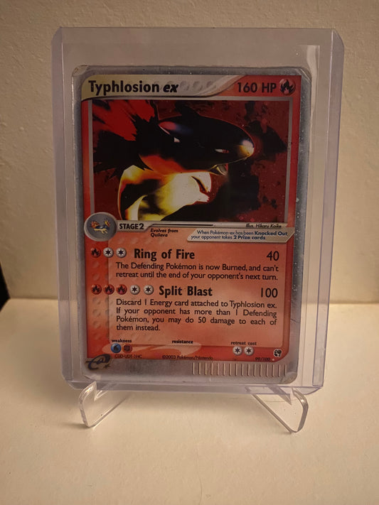 Pokemon EX Sandstorm Typhlosion ex (99/100)