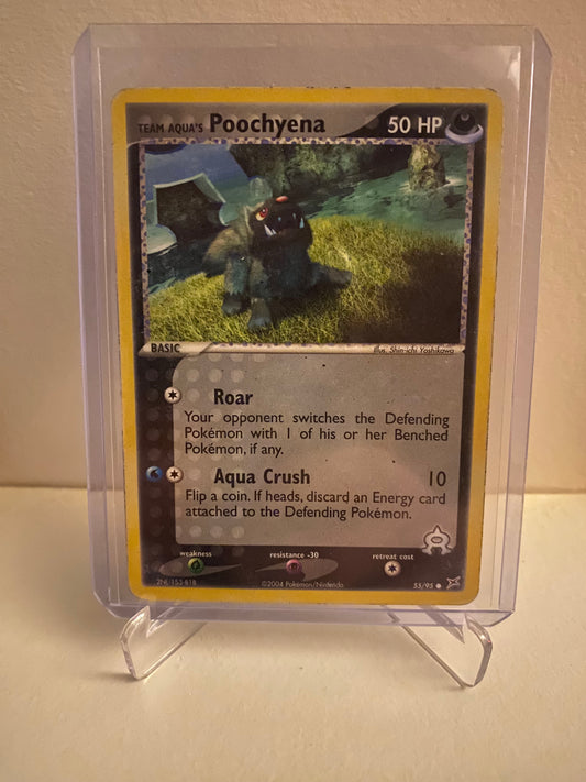 Pokemon EX Team Magma vs Team Aqua Team Aqua´s Poochyena (55/95)