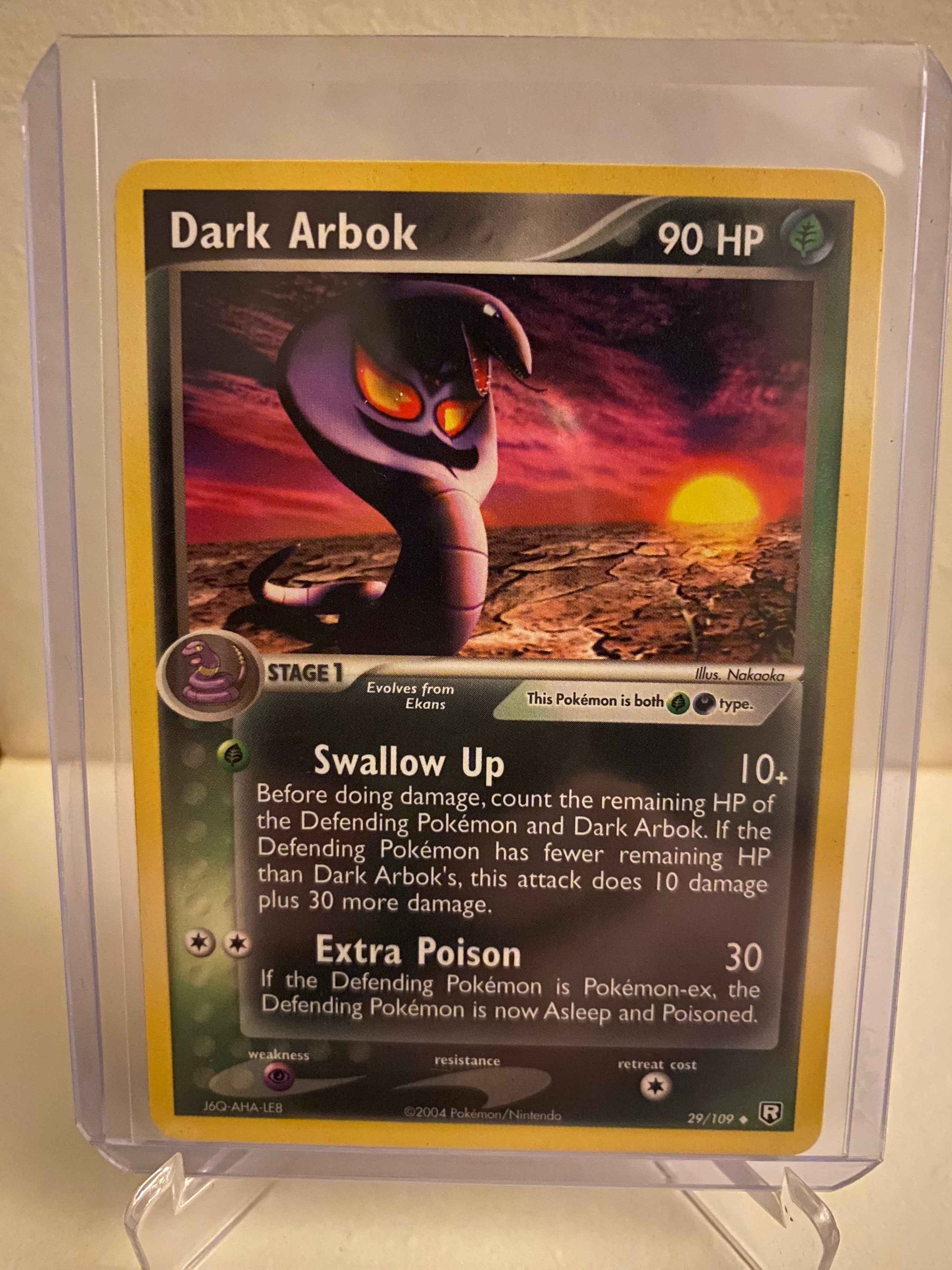 Pokemon kort EX Team Rocket Returns - Dark Arbok (29/109) - Pokedexet