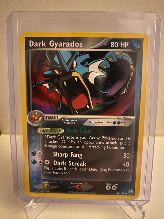 Pokemon EX Team Rocket Returns Dark Gyarados (36/109)