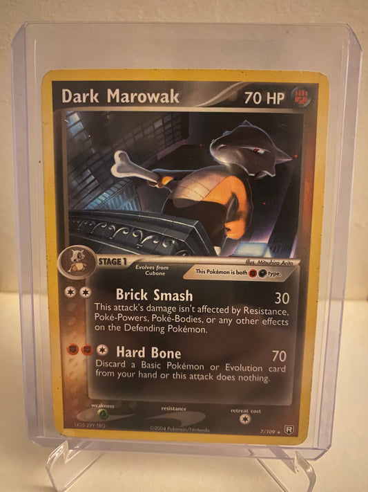 Pokemon EX Team Rocket Returns Dark Marowak (7/109)