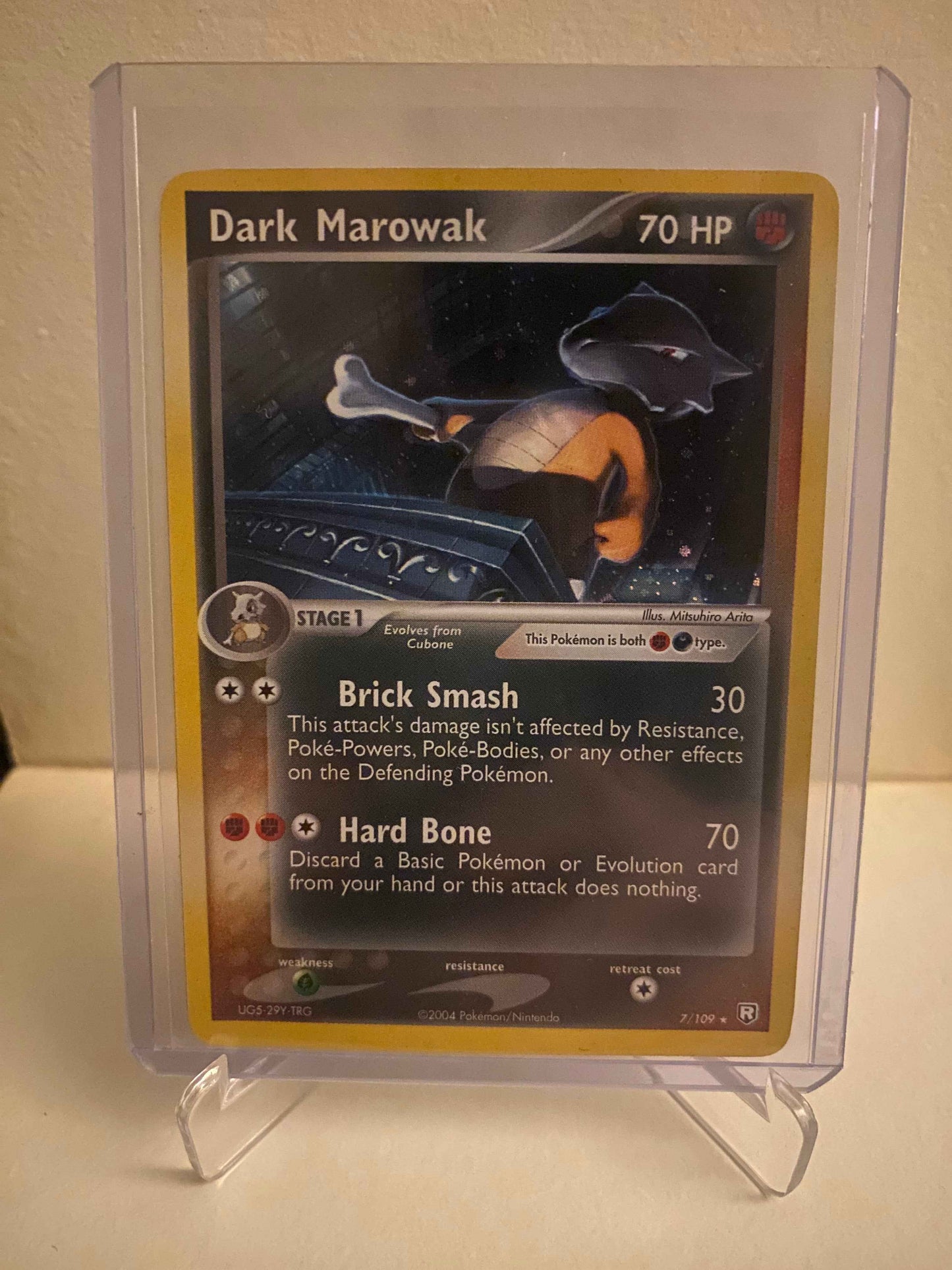 Pokemon kort EX Team Rocket Returns - Dark Marowak Holofoil (7/109) - Pokedexet
