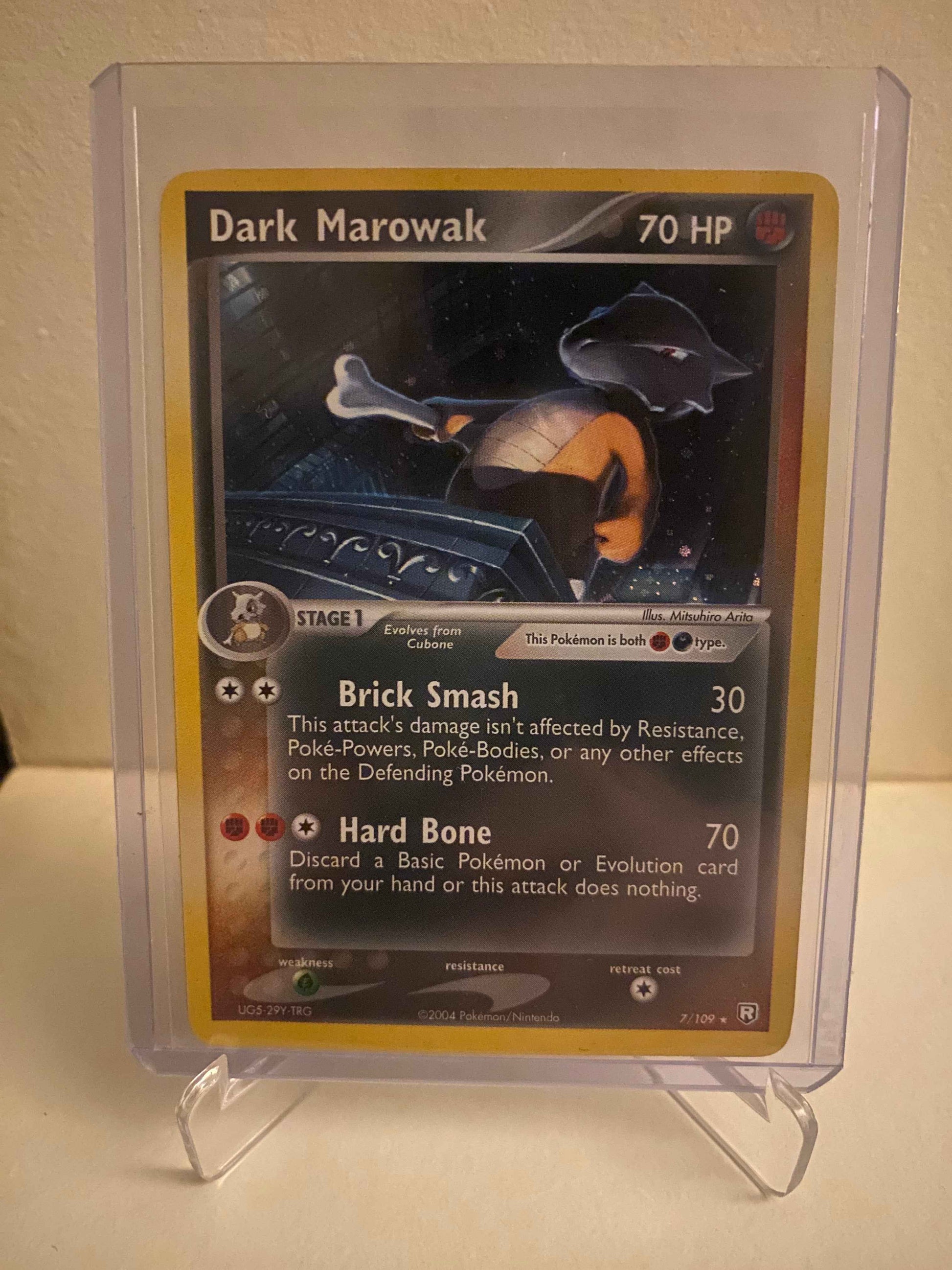 Pokemon kort EX Team Rocket Returns - Dark Marowak Holofoil (7/109) - Pokedexet
