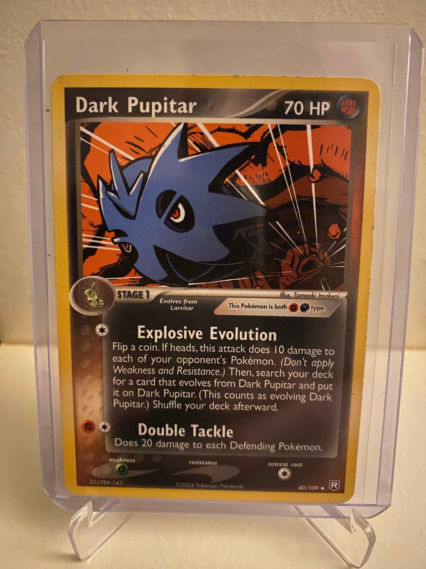 Pokemon kort EX Team Rocket Returns - Dark Pupitar (40/109) - Pokedexet