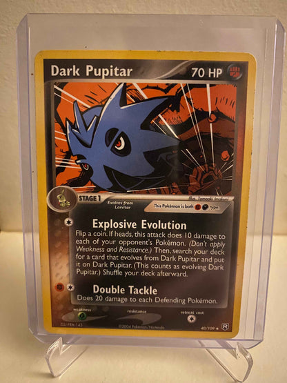Pokemon kort EX Team Rocket Returns - Dark Pupitar (40/109) - Pokedexet