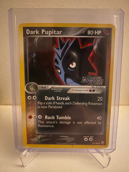 Pokemon EX Team Rocket Returns Dark Pupitar Holofoil (41/109)