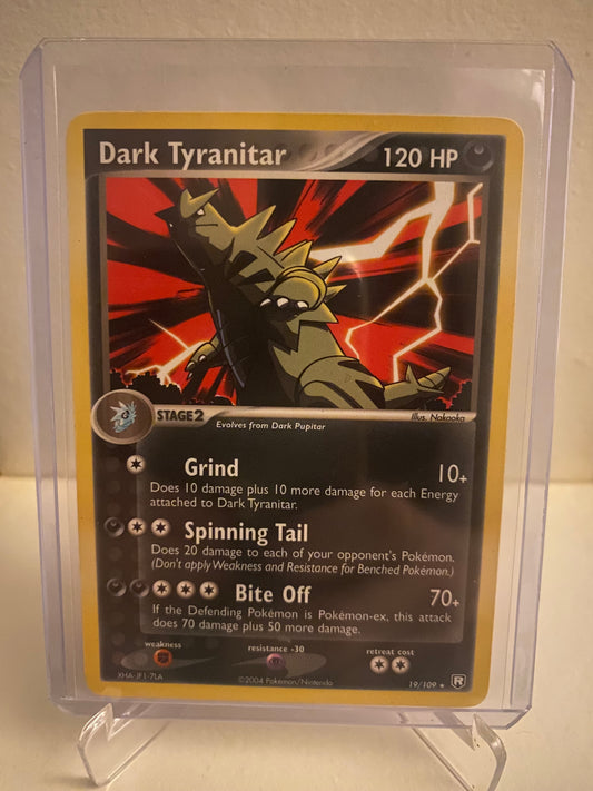 Pokemon EX Team Rocket Returns Dark Tyranitar (19/109)