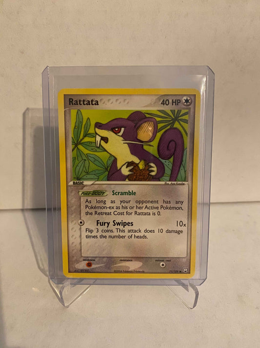 Pokemon kort EX Team Rocket Returns - Rattata (71/109) - Pokedexet