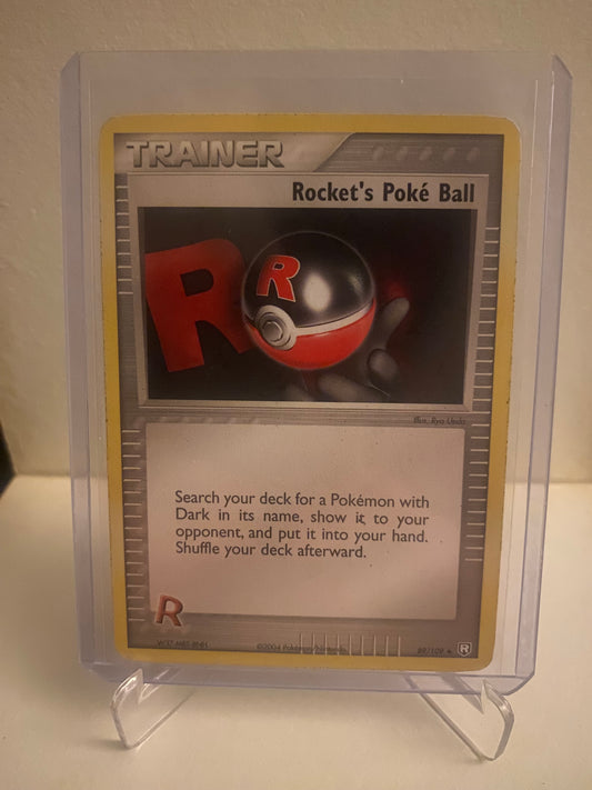 Pokemon EX Team Rocket Returns Rocket´s Poke Ball (89/109)