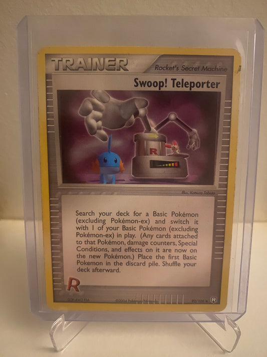 Pokemon EX Team Rocket Returns Swoop! Teleporter (92/109)