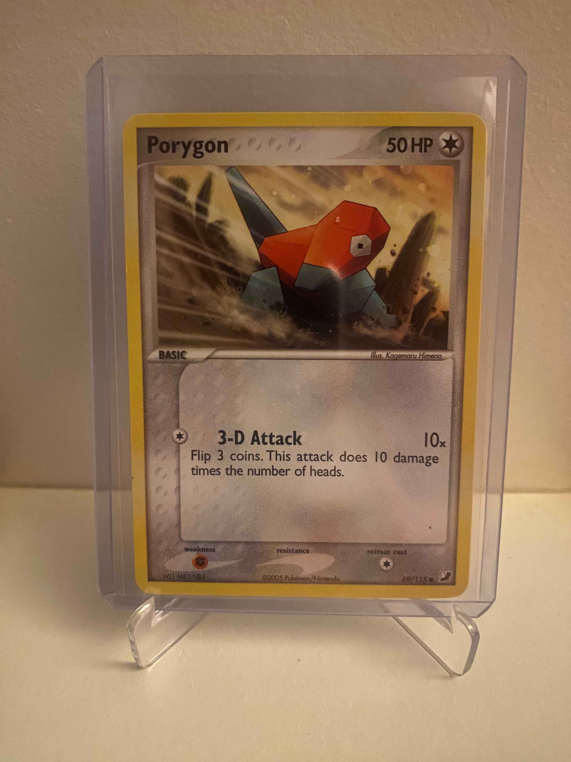 Pokemon kort EX Unseen Forces - Porygon (69/115) - Pokedexet