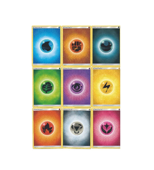 100x Tilfældige Pokemon TCG Energikort - Pokedexet