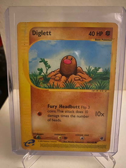 Pokemon kort Expedition Base Set - Diglett (106/165) - Pokedexet