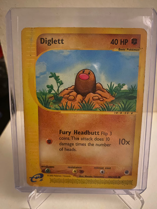 Pokemon Expedition Base Set Diglett (106/165)