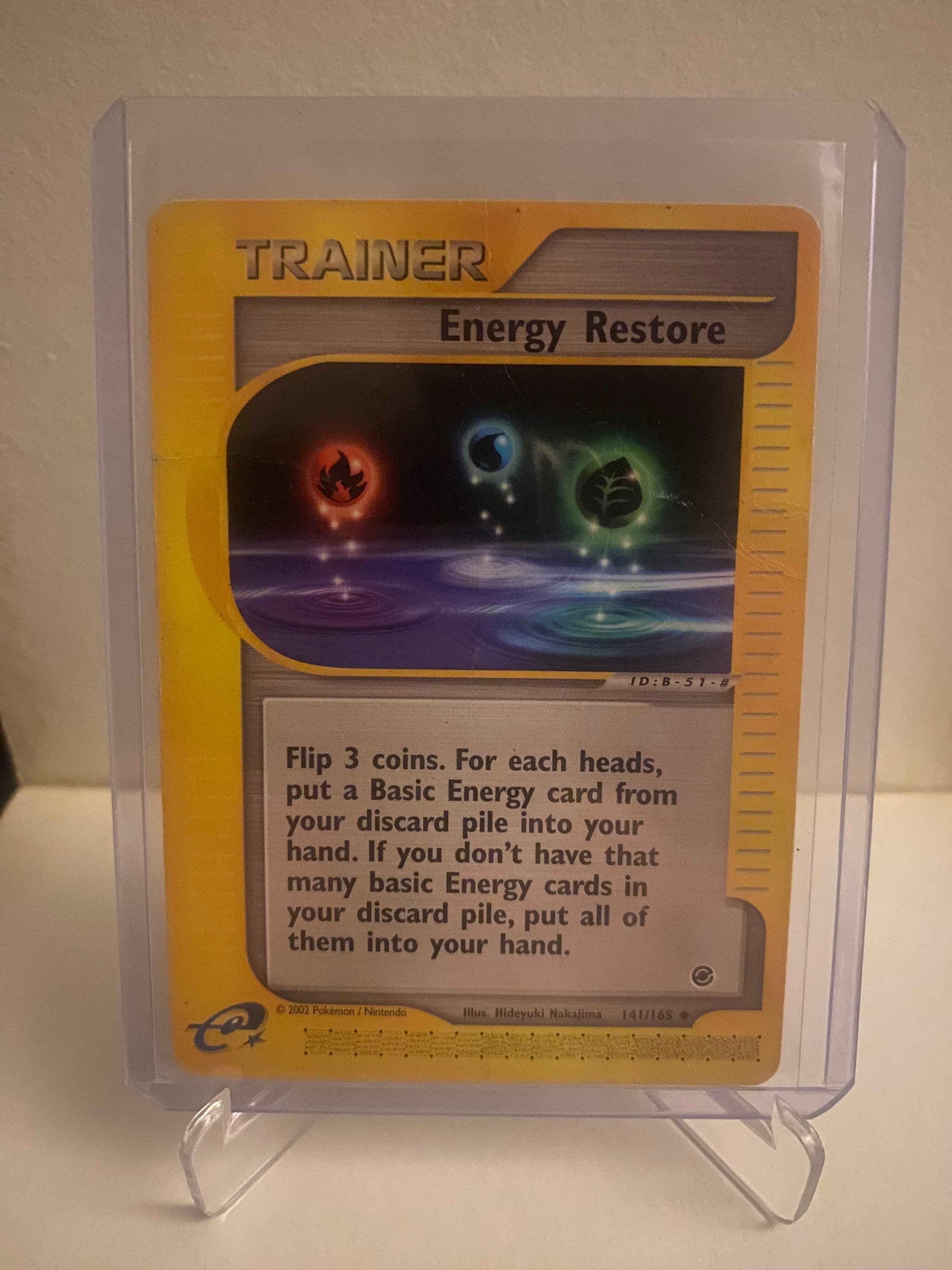 Pokemon kort Expedition Base Set - Energy Restore (141/165) - Pokedexet