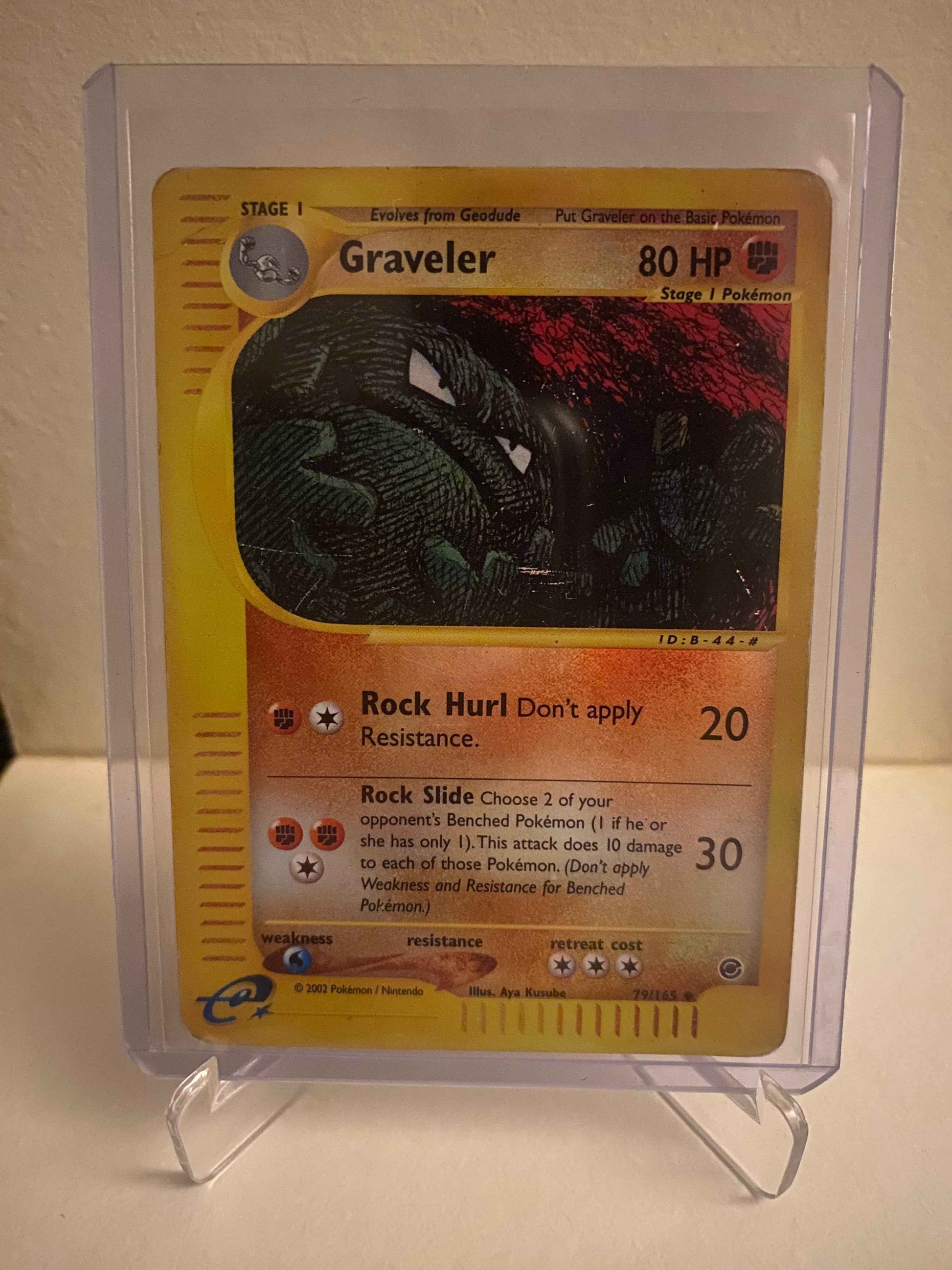 Pokemon kort Expedition Base Set - Graveler Reverse Holofoil (79/165) - Pokedexet