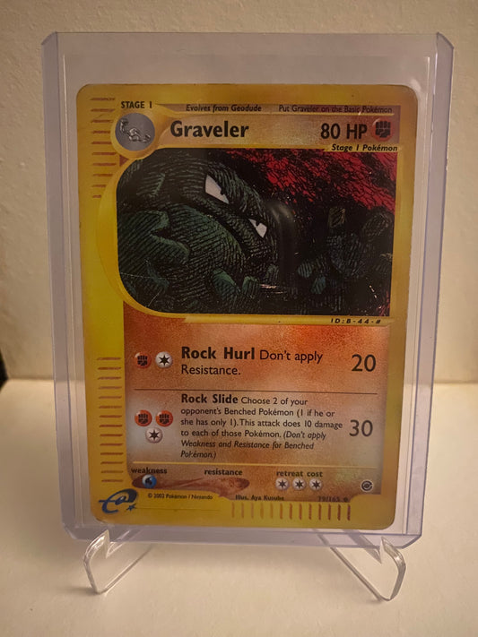 Pokemon Expedition Base Set Graveler Reverse Holofoil (79/165)