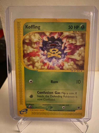 Pokemon kort Expedition Base Set - Koffing (114/165) - Pokedexet