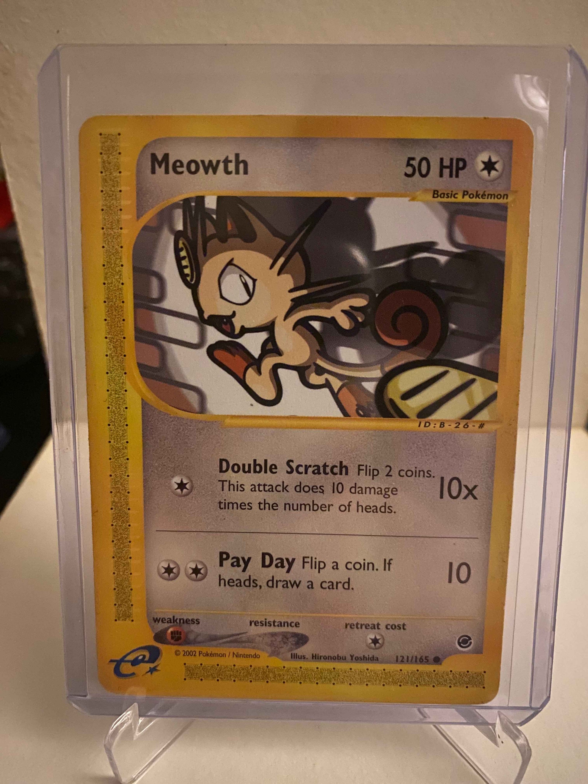 Pokemon kort Expedition Base Set - Meowth (121/165) - Pokedexet