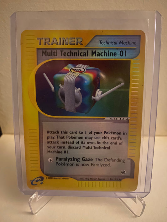 Pokemon Expedition Base Set Multi Technical Machine 01 Reverse Holofoil (144/165)
