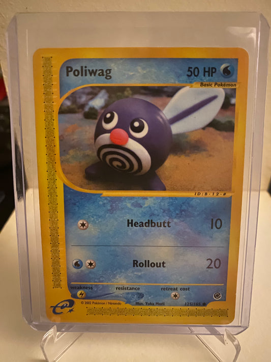 Pokemon Expedition Base Set Poliwag (125/165)