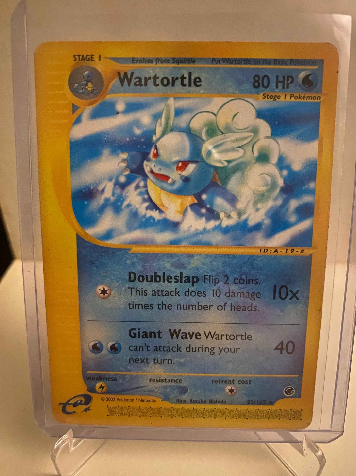 Pokemon kort Expedition Base Set - Wartortle (92/165) - Pokedexet
