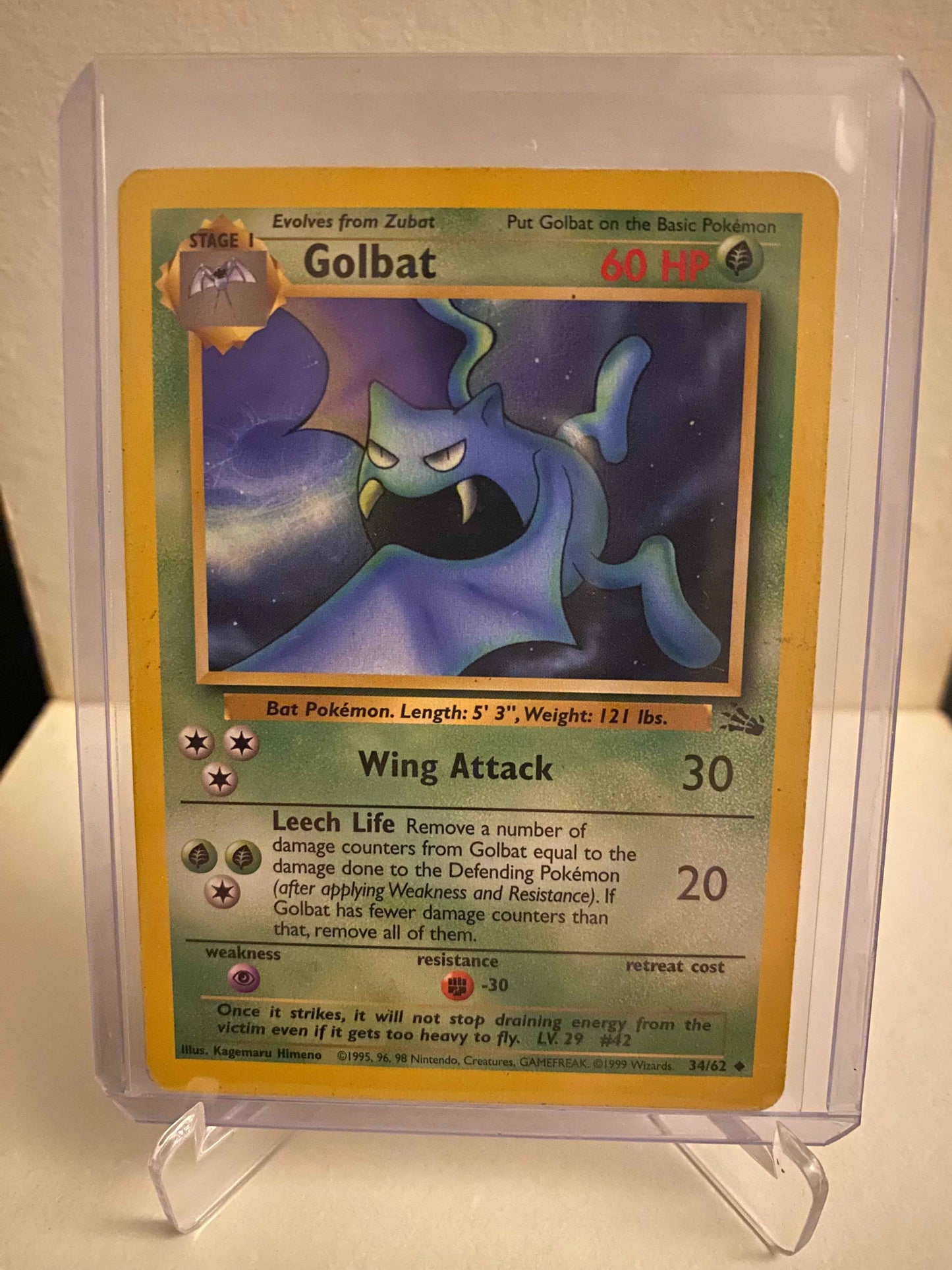 Pokemon Fossil - Golbat (34/62)