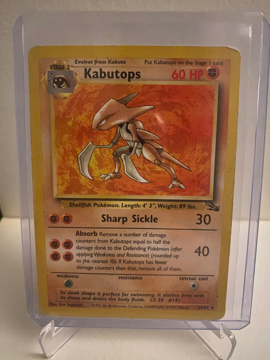 Pokemon Fossil Kabutops (24/62)